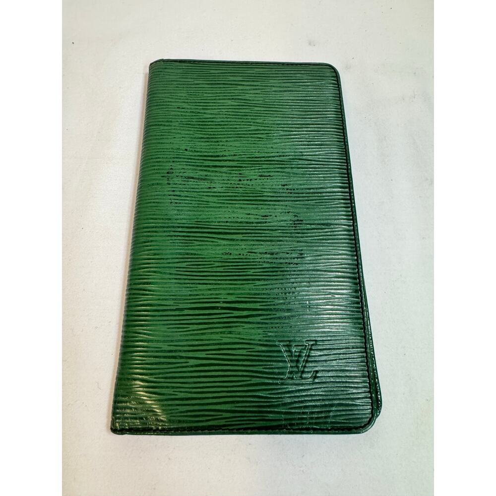 Louis Vuitton wallet/passport holder green